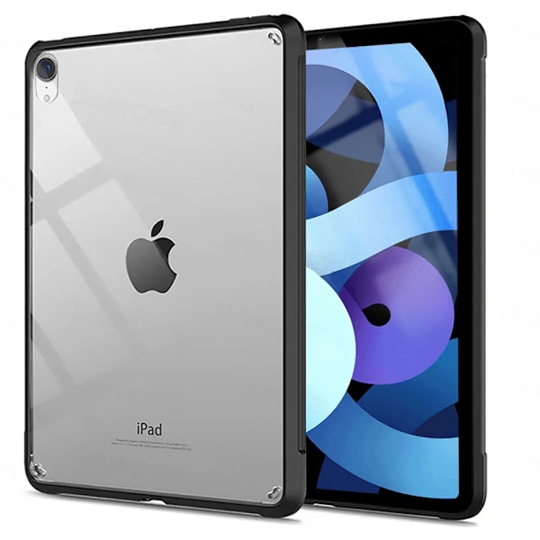 Skal för iPad Pro 11 Fodral 10.2 9/8/7:e Generationen 9.7 5/6:e Air 4/5 10.9 10.5 10:e 10.9 mini 4 5 6 Silikon Transparent Skydd Funda iPad Air 4 5 10.9