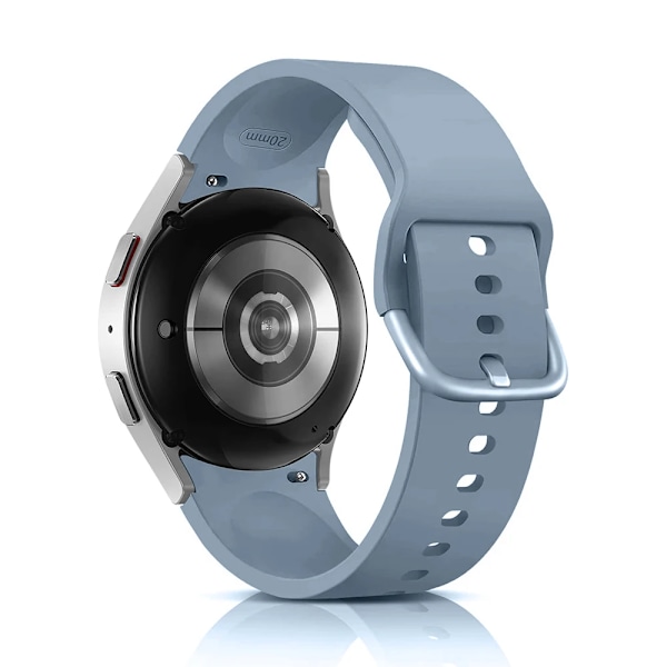 Silikonarmband för Samsung Galaxy Watch 7 6 5 4 44mm 40mm pro 45mm Sport 20mm Klockarmband Armband Galaxy Watch6 Classic 43mm 47mm clear sky Watch 4 40mm 44mm