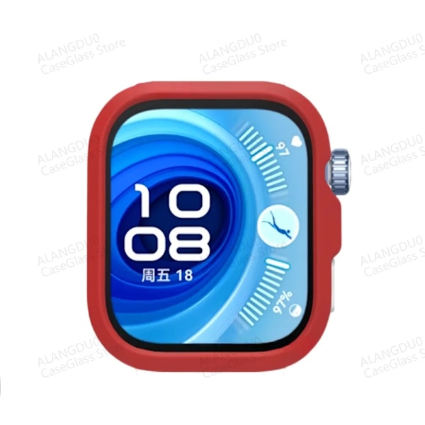 Silikonskal för Huawei Watch Fit 4 Pro Mjukt Skal Stötsäkert Bumper Skal Smart Klocka Skyddande Fodral huawei fit4 Tillbehör Red For HUAWEI Fit 4