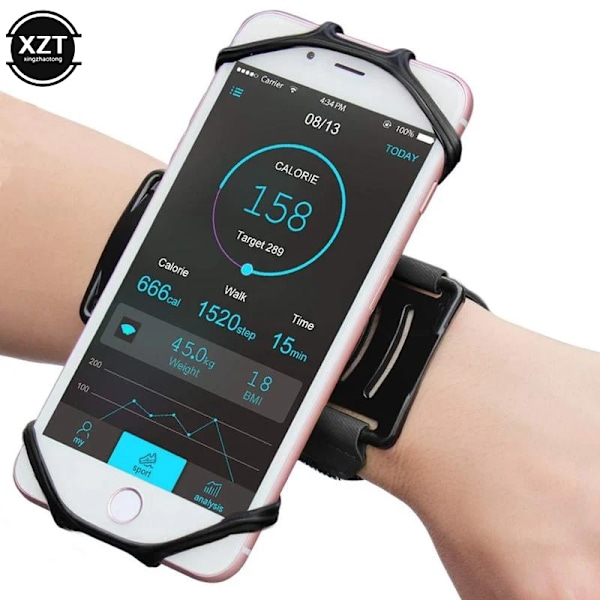 Universell Utomhus Sport Telefonhållare Armband Handledsfodral Gym Löpararmband Telefonväska för iPhone Samsung för 4-6 tums Telefon