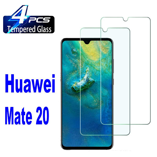 9H Skärmskydd för Huawei Mate 20 2/4st HD Härdat Glas Film For Mate 20 Tempered Glass