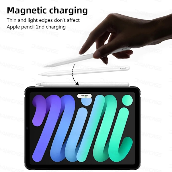 Skal för iPad Pro 11 Fodral 10.2 9/8/7:e Generationen 9.7 5/6:e Air 4/5 10.9 10.5 10:e 10.9 mini 4 5 6 Silikon Transparent Skydd Funda iPad 10.2 7th 8th9th