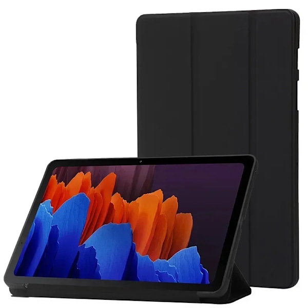 För Samsung Tab A9 Plus Fodral 11 tum Trefaldigt Läder Mjukt Bakre Ställ Tablet Funda För Galaxy Tab A9 Plus Fodral Coque SM-X210 X216 sky blue Tab A9 Plus(11 inch)