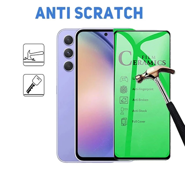 4 st Skärmskydd för Samsung Galaxy A54 5G A52 A51 A71 A70 A50 A53 A14 A13 A12 A34 A73 A72 A50 A33 A32 Mjuk Keramisk Film A72 5G 4 Pieces