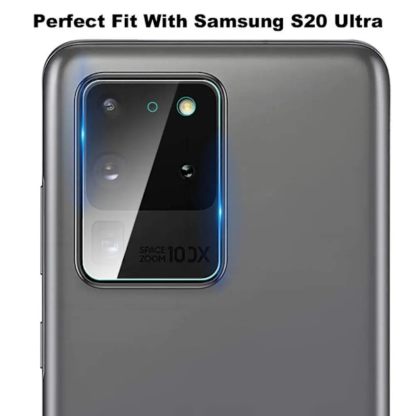 Kameraskydd för Samsung Galaxy S21 S20 Ultra 5G S20+ S20plus Skyddsglas för Sansung S20 FE Ultra S22 Plus Film 3 pieces S20 Plus