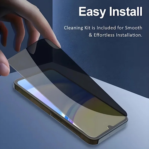 2 st Sekretess Skärmskydd Härdat Glas för Samsung Galaxy S25/S25Ultra/S25 Plus S24Ultra/s24FE S23/S21FE S22 Anti-Spion Film Galaxy S20 FE Anti Peeping