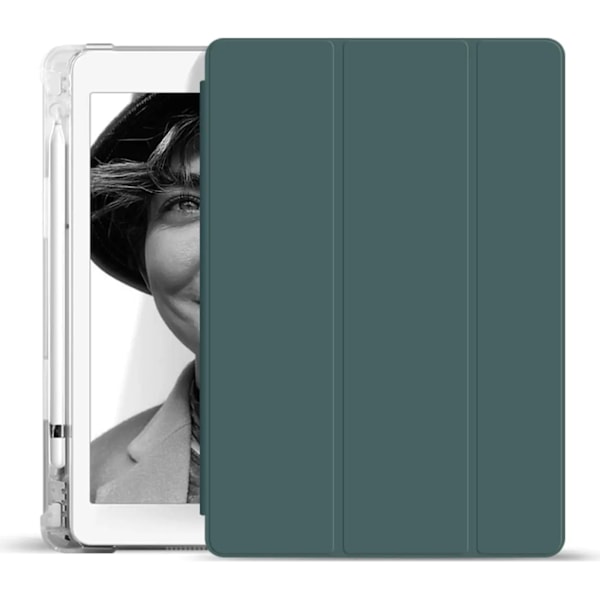 Fodral med pennhållare för iPad Pro 11 iPad Air 11:e 11 M3 10:e Gen mini 7 Funda iPad 10.2 7:e 8:e 9:e Skal Air5 4 10.9 3 10.5 DarkCyan Pro 11 2021 2022