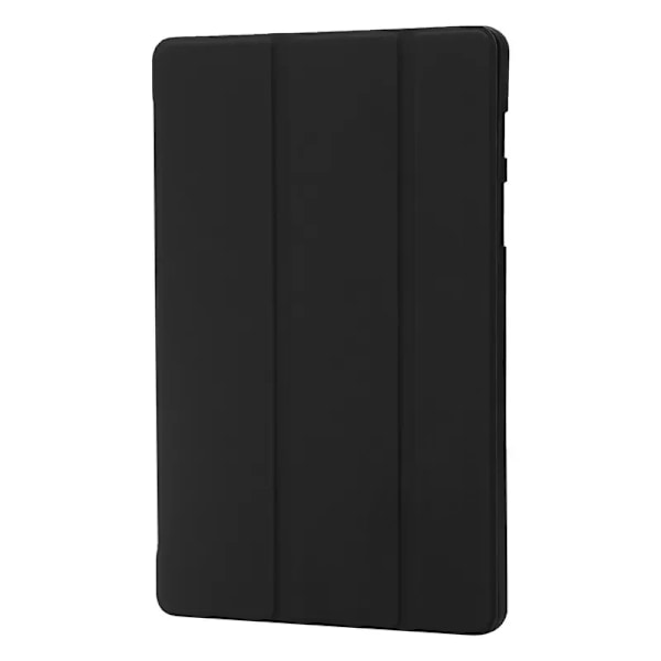 För Samsung Tab A9 Plus Fodral 11 tum Trefaldigt Läder Mjukt Bakre Ställ Tablet Funda För Galaxy Tab A9 Plus Fodral Coque SM-X210 X216 black Tab A9 Plus(11 inch)