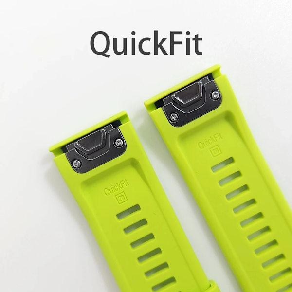 QuickFit 22mm 26mm Armband för Garmin Epix Gen 2 Silikonarmband för Garmin Fenix 7 7X 5Plus 6XPro Enduro 2 Armband ArmyGreen For Fenix 7X