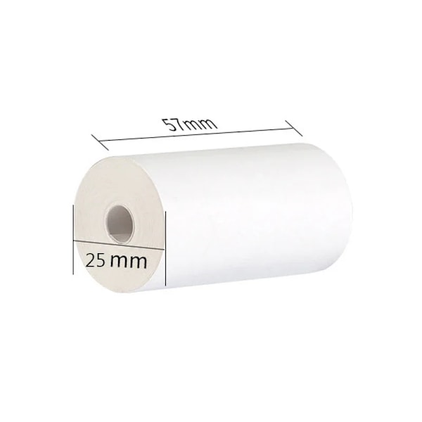NYA 10 Rullar Kamera Termopapper Vattentäta Utskriftskvittopapper för Paperang Mini Fickfotoprinter Kassaapparatspapper 10 rolls