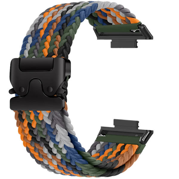 Elastiskt flätat soloband i nylon för Huawei Watch Fit 4 pro/4/3 Armband Herr Dam Armbandsur för Huawei Fit 2 Fit 1 Band McSevenB For Huawei Fit 3