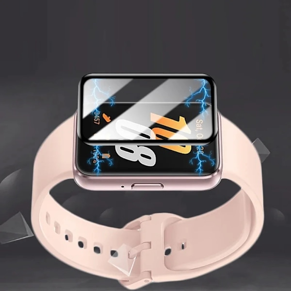 Skärmskydd för Samsung Galaxy Fit 3 Smart Watch Skyddande Mjukt Glas för Samsung Galaxy Fit 3 Skyddsfilm Tillbehör 3PC Galaxy Fit 3