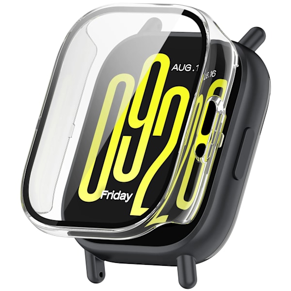 Glasfodral för Redmi Watch 5 Active smartklockor Skärmskydd för Redmi Watch 5 Lite Skal Tillbehör Transparent Redmi Watch5 Lite
