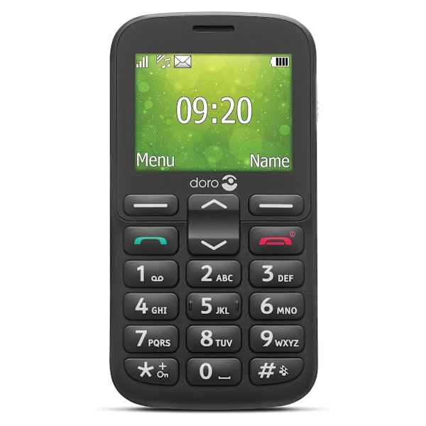 Telefon Easy Mobile 1380 Sort, Doro