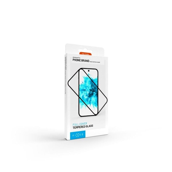 Fast skærmbeskytter | Xiaomi | Redmi Note 14 5G | Hærdet glas | Sort | Fuldt dække