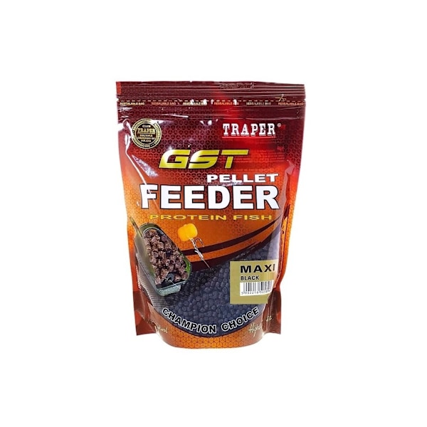 TRAPER GST Pelletsmatare 6mm/500g Maxi Svart