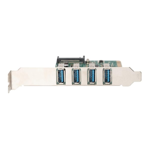 Digitus, USB 3.0, 4 porter, PCI Express tilleggskort 4 porter A/F ekstern, VL805 brikkesett, DS-30221-1