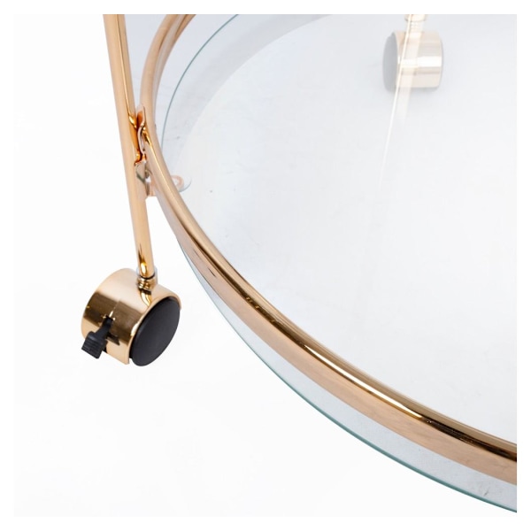 Serveringsvogn GENUA D52xH79cm, guld