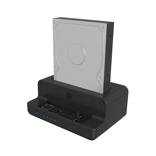 Raidsonic, Icy Box, IB-2914MSCL-C31 Docking- og kloningsstation til M.2 NVMe SSD & 2,5''/3,5'' SATA SSD/HDD