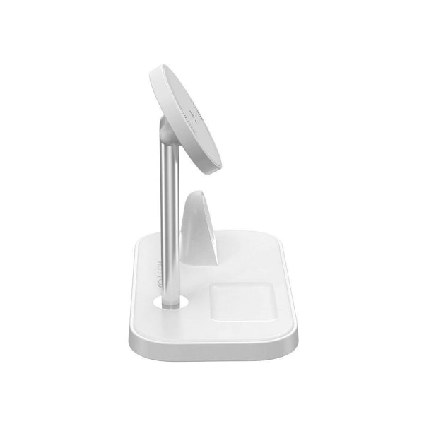 Tech-protect trådløs oplader QI15W A22 3in1 Magnetic MagSafe, hvid