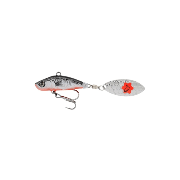 SavageGear 3D Sticklebait Tailspin 6.5cm/9g/1-3m Black Red