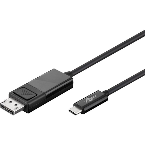 Goobay, USB-C til DP, USB-C- DisplayPort-adapterkabel (4k 60 Hz), 79295