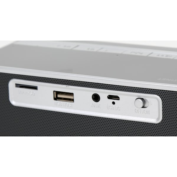 Platinet Bluetooth højttaler + vækkeur 10W PMGC10A