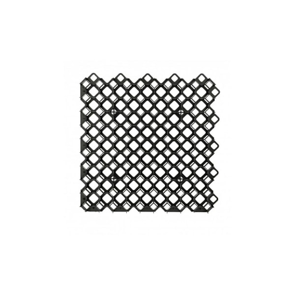 Nurmikon ristikko MULTI GRID musta, 40mm / 600x600mm, Bradas