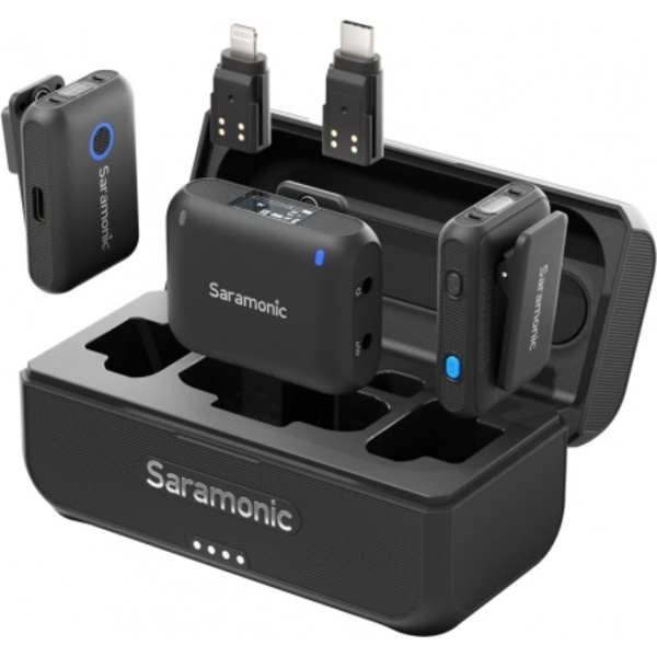 Mikrofoner, Blink 500 B2+ (TX+TX+RX) 2 till 1 - 2,4 GHz trådlöst system, Saramonic