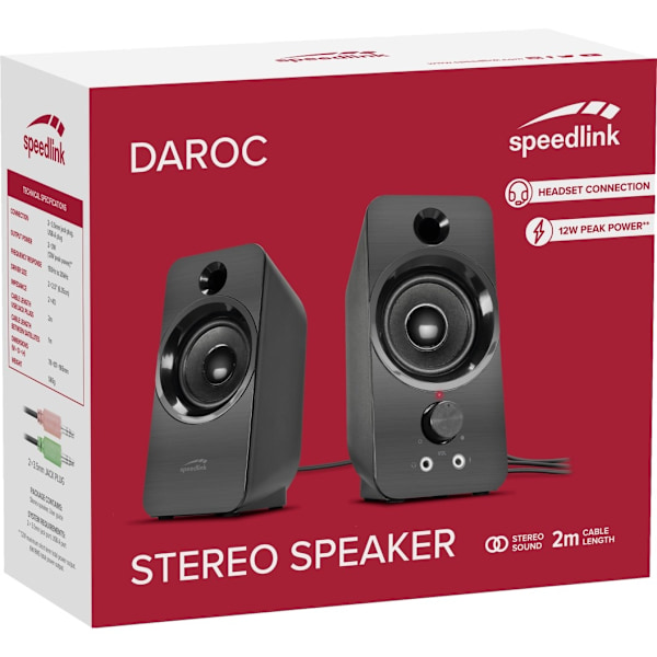 Speedlink-kaiuttimet Daroc (SL-810005-BK)