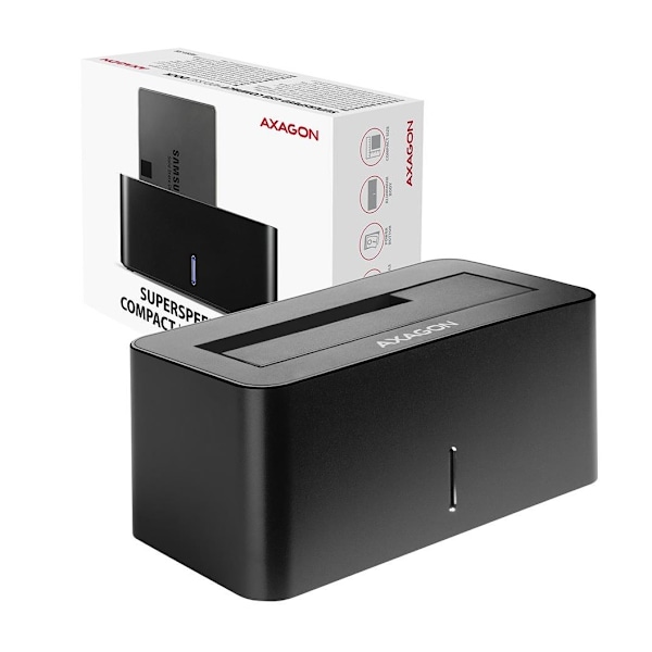 AXAGON, USB 3.0-1x SATA 6G HDD dockstation, sort, ADSA-SN