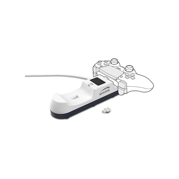 Speedlink peliohjaimen laturi Jazz PS5 USB (SL460001WE)