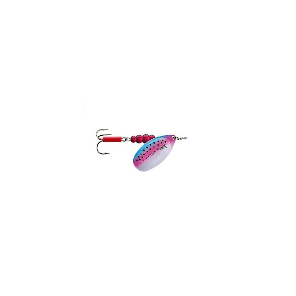Spinner MEPPS AGLIA RAINBOW-4 9,0g regnbue/sølv