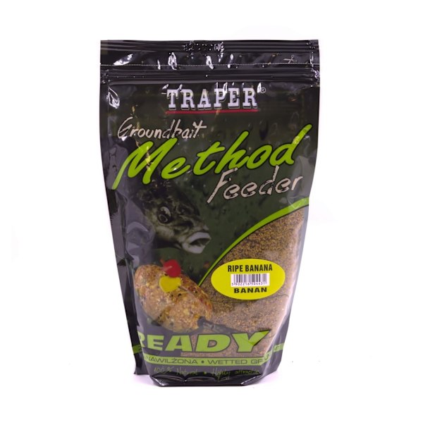 Groundbait TRAPER Method Feeder Ready Ripe Banan 750g