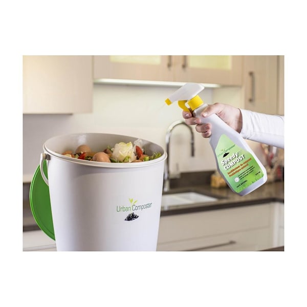 Keittiön pikakompostori Urban 15L White
