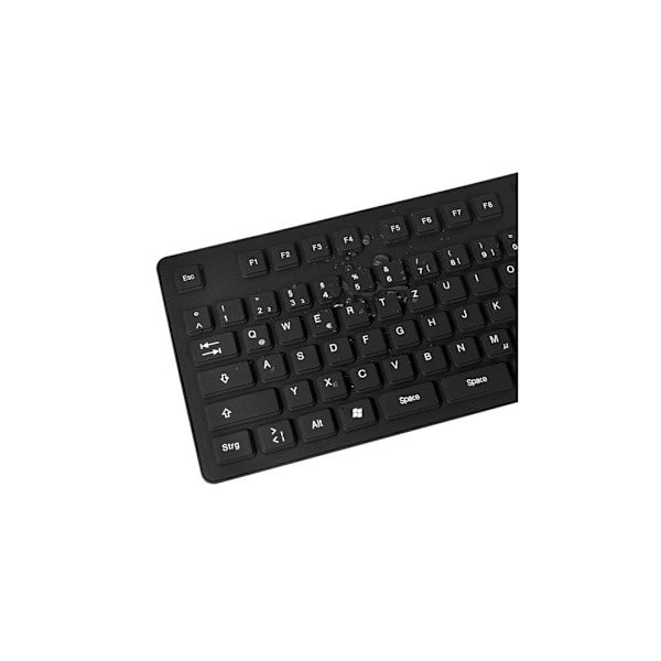 Logilink, Joustava näppäimistö, Joustava vedenpitävä näppäimistö USB + PS/2, ID0019A