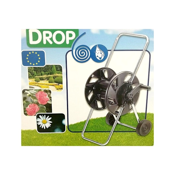 Slangetrommelvogn 1/2" 60m DROPPE Black