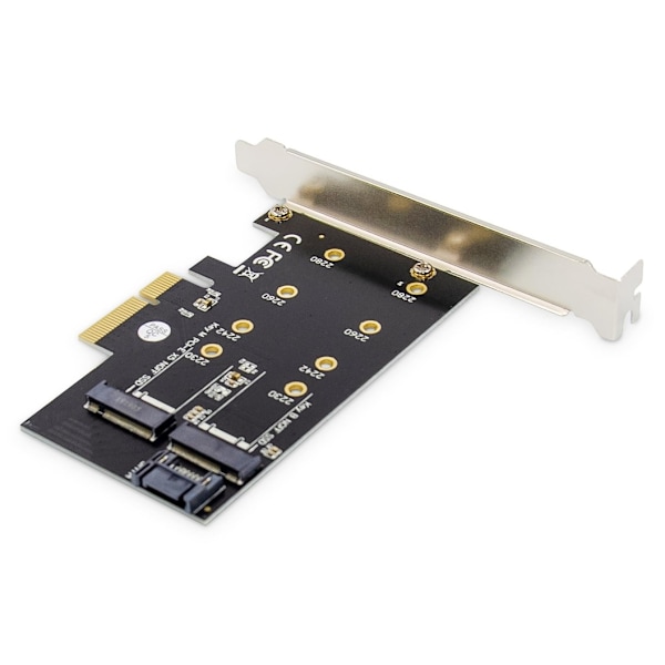 Digitus, M.2 NGFF / NVMe SSD PCI Express 3.0 (x4) tilleggskort, DS-33170