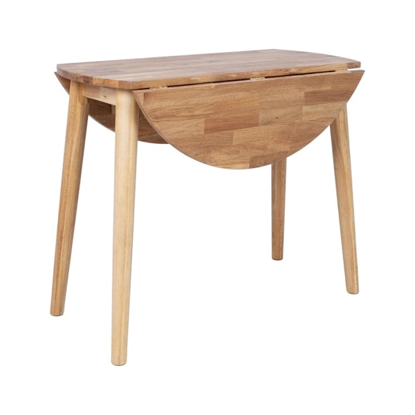 Drop leaf bord BIRKA D90xH75cm, ek