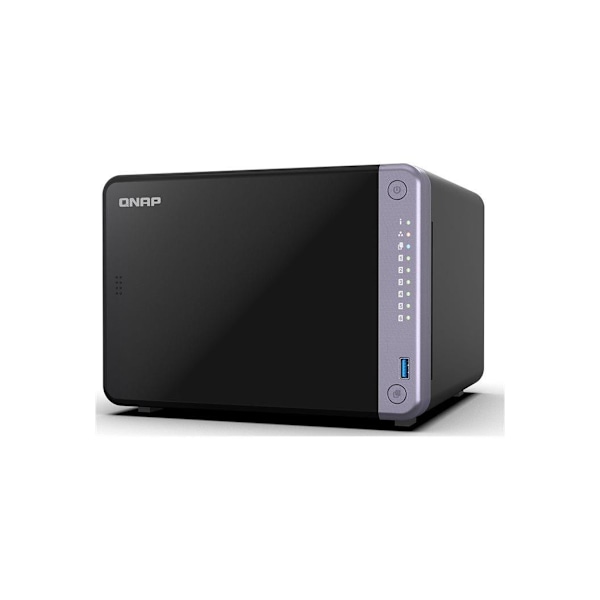 QNAP, omkostningseffektiv 6-bay 10GbE NAS, TS-632X-4G Sort