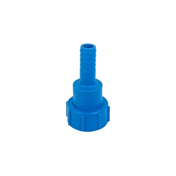IBC-adapter S60X6 Hun x 1" svingbar slangehale Blue