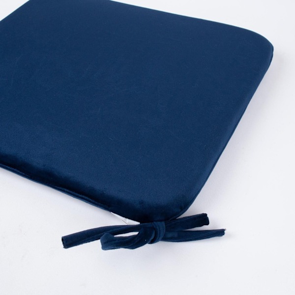 Set med 2 produkter. Dyna VELVET 2, för stol 39x39cm, blå