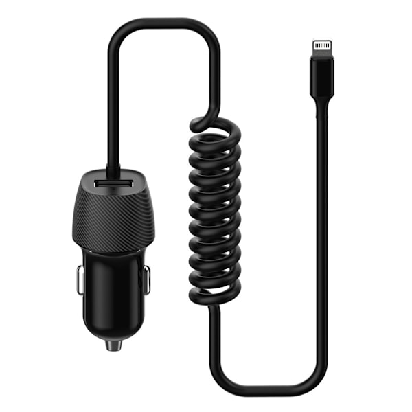 Platinet-autovirtalähde 3.4A USB-A + Lightning (45484)