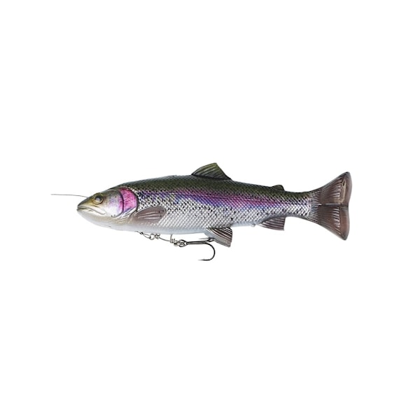 SavageGear 4D Line Thru Pulse Tail Trout 16cm/51g/0,5-1,2m regnbåge