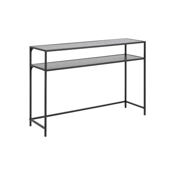 Sidebord SEAFORD 120x35xH79cm, sort
