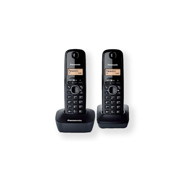 Panasonic, DECT, sladdlös, KX-TG1612FXH Svart