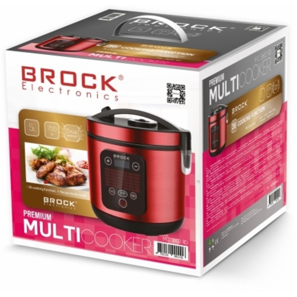 Multicooker, MC 3602 RD, Brock