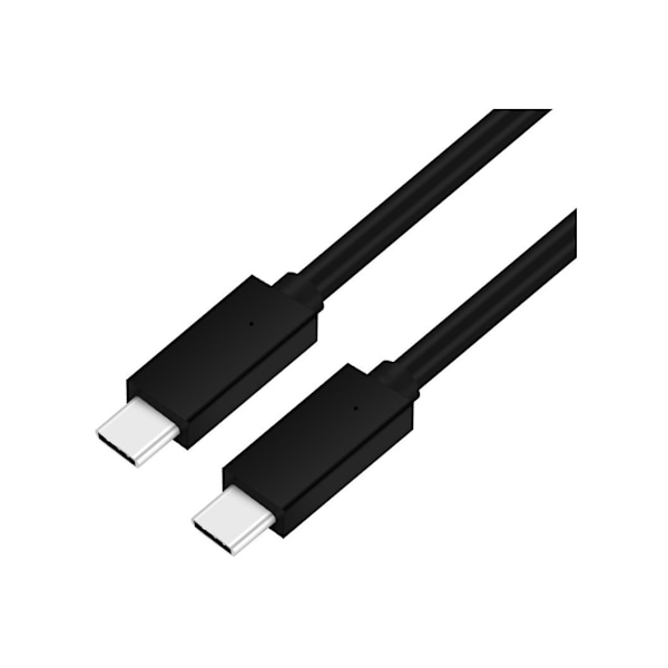 Platinet-kaapeli USB-C - USB-C 5A 100W 2m, musta (45579)
