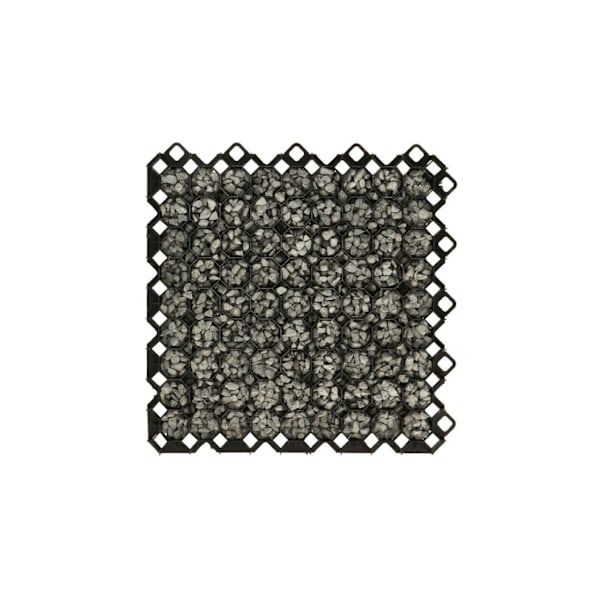 Plastudlægger MULTI GRID sort, højde 40mm / 600x600mm