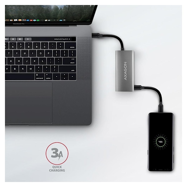 AXAGON, SuperSpeed ​​USB-C 10 Gbps SPEEDSTER 4 Hub, HMC-4G2